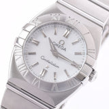 Omega Omega Constellation Double Eagle 1581.70 Ladies SS Watch Quartz White Shell Dial A Rank Used Ginzo