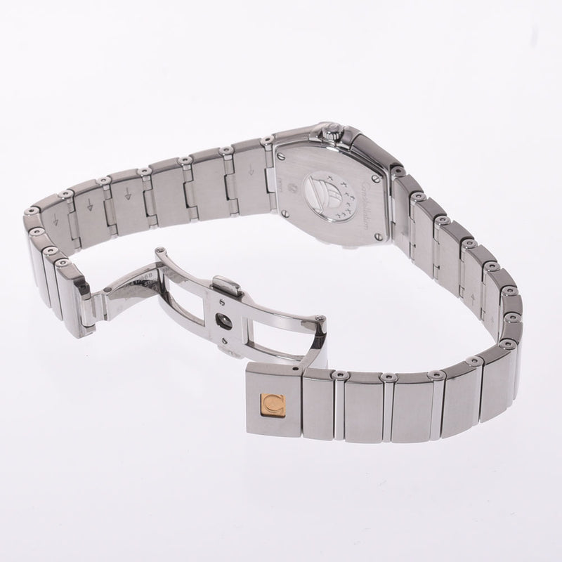 欧米茄欧米茄星座刷123.10.24.60.05.001女士SS Watch Quartz Silver Dier A等级使用Ginzo