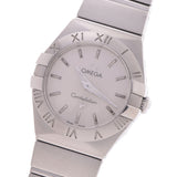 欧米茄欧米茄星座刷123.10.24.60.05.001女士SS Watch Quartz Silver Dier A等级使用Ginzo