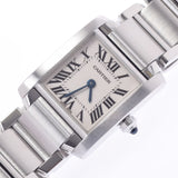 Cartier Cartier Tank Francis SM W51008Q3 Ladies SS Watch Quartz Ivory Dial A Rank Used Ginzo