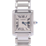 Cartier Cartier Tank Francis SM W51008Q3 Ladies SS Watch Quartz Ivory Dial A Rank Used Ginzo