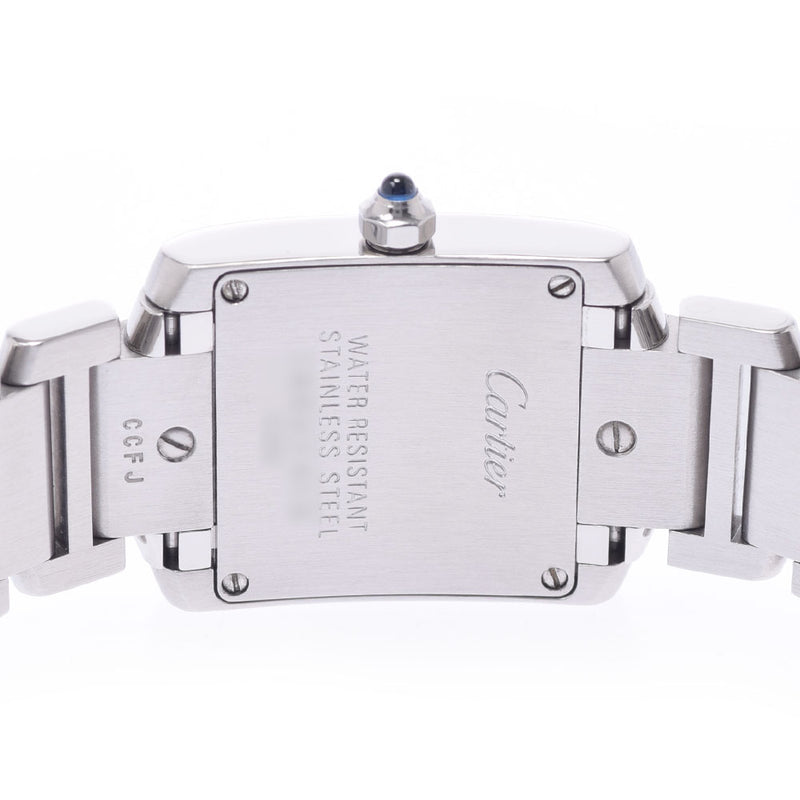 Cartier Cartier Tank Francis SM W51008Q3 Ladies SS Watch Quartz Ivory Dial A Rank Used Ginzo