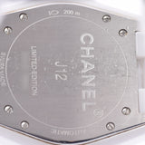 CHANEL シャネル J12 38mm 8Pダイヤ 世界限定1200本 H4864 メンズ 白セラミック/SS 腕時計 自動巻き 白文字盤 Aランク 中古 銀蔵