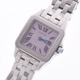 Cartier Cartier Cartier Cartier Santos Dumoiselle SM 2008圣诞节有限公司2000 W25064Z5女士SS Watch Quartz Pink Dial A等级使用Ginzo