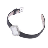 VAN CLEEF & ARPELS ヴァンクリーフ＆アーペル ヴィンテージ アルハンブラ 336574 レディース WG/サテン 腕時計 クオーツ ホワイトシェル文字盤 Aランク 中古 銀蔵