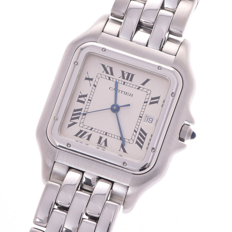 Cartier Cartier Pan Tail LM W25032P5 Boys SS Watch Quartz Ivory Dial A Rank Used Ginzo