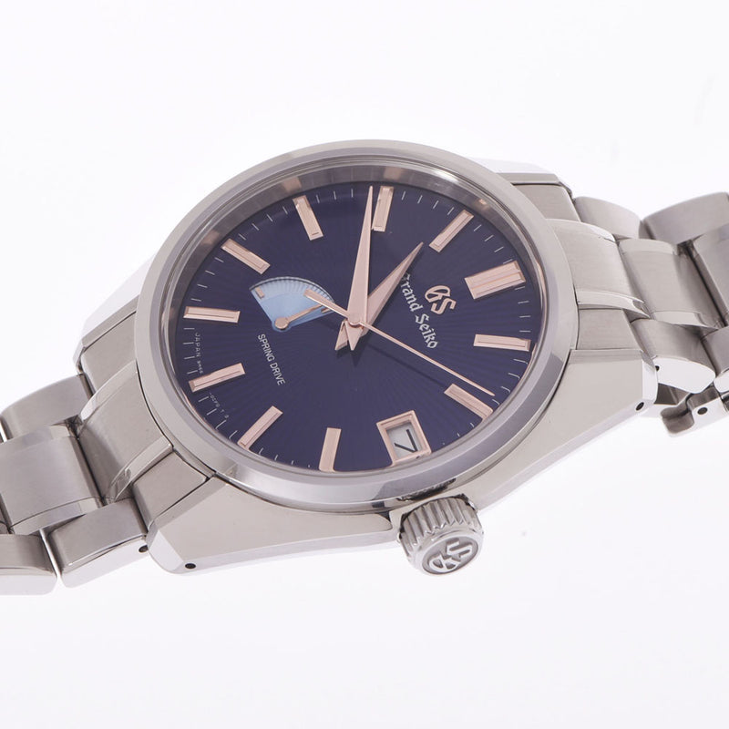 精工精工Seiko Seiko Grand Seiko Heritage Collection Ginza Limited Model World SBGA447男士表观看海军表盘