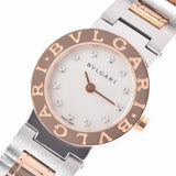 BVLGARI Bulgari Bulgari Bulgari Bulgari 12P Diamond BBP23SG Ladies SS/PG Watch Quartz White Shell Dial A Rank used Ginzo