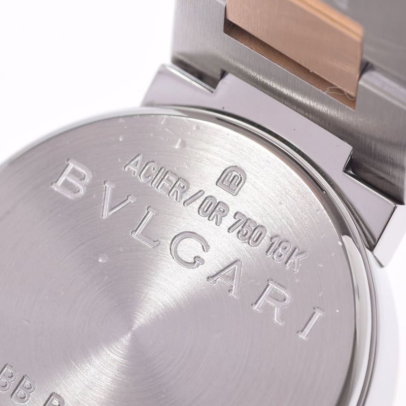 BVLGARI Bulgari Bulgari Bulgari Bulgari 12P Diamond BBP23SG Ladies SS/PG Watch Quartz White Shell Dial A Rank used Ginzo