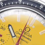 Omega Omega Speed Master Racing Schumacher 3510.12男士SS观看自动包裹黄色拨号台二手Ginzo