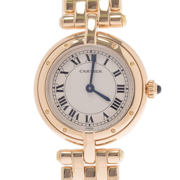 Cartier Cartier Pan Tail vandome W25024B9女士YG观看石英象牙拨号阵列用ginzo