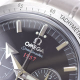 Omega Omega Speed ​​Master Broad Arrow 321.10.42.50.01.001 Men's SS Watch Automatic Black Dial A Rank used Ginzo