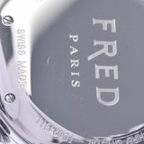 Fred Fred Gradiators Besel Diamond FD024311 Men's SS Watch Quartz Black/Silver Dial A Rank used Ginzo