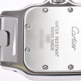 CARTIER カルティエ サントス ガルベ SM W20056D6 レディース SS 腕時計 クオーツ シルバー文字盤 Aランク 中古 銀蔵