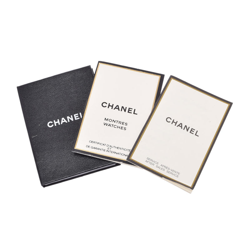 香奈儿香奈儿（Chanel Chanel）首映尺寸L H0001女士gp/皮革表格石英ab级别使用Ginzo