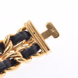 CHANEL Chanel Premiere Size M H0001 Ladies GP/Leather Watch Quartz Black Dial AB Rank Used Ginzo