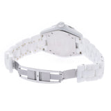 CHANEL Chanel J12 38mm Bezel Diamond H0969 Men's White Ceramic/SS Watch Automatic White Dial A Rank Used Ginzo