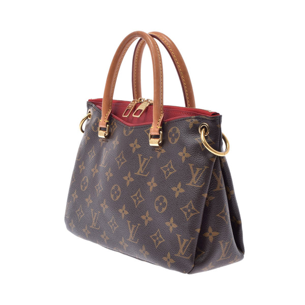 LOUIS VUITTON Louis Vuitton Monogram Palas BB 2WAY Shoulder Bag Three Slose M41241 Ladies Monogram Canvas Handbag AB Rank Used Ginzo