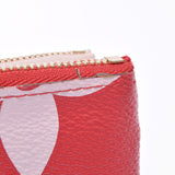 LOUIS VUITTON Louis Vuitton Monogram Giant Pochette Double Zip Red/Pink M67561 Ladies Monogram Canvas Shoulder Bag A Rank Used Ginzo