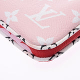 LOUIS VUITTON Louis Vuitton Monogram Giant Pochette Double Zip Red/Pink M67561 Ladies Monogram Canvas Shoulder Bag A Rank Used Ginzo