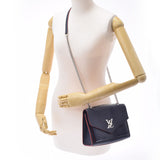 LOUIS VUITTON Louis Vuitton My Rock Me Chain Marine Louge (Navy) M53196 Ladies Leather Shoulder Bag A Rank used Ginzo