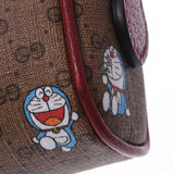 GUCCI Gucci Doraemon Collaboration GG Pattern Bordeaux/Brown 647784 Ladies Mini GG Sprem Canvas/Leather Shoulder Bag A Rank used Ginzo