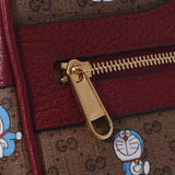 GUCCI Gucci Doraemon Collaboration GG Pattern Bordeaux/Brown 647784 Ladies Mini GG Sprem Canvas/Leather Shoulder Bag A Rank used Ginzo