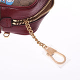 GUCCI Gucci Doraemon Collaboration GG Pattern Bordeaux/Brown 647784 Ladies Mini GG Sprem Canvas/Leather Shoulder Bag A Rank used Ginzo