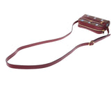GUCCI Gucci Doraemon Collaboration GG Pattern Bordeaux/Brown 647784 Ladies Mini GG Sprem Canvas/Leather Shoulder Bag A Rank used Ginzo