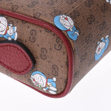 GUCCI Gucci Doraemon Collaboration GG Pattern Bordeaux/Brown 647784 Ladies Mini GG Sprem Canvas/Leather Shoulder Bag A Rank used Ginzo