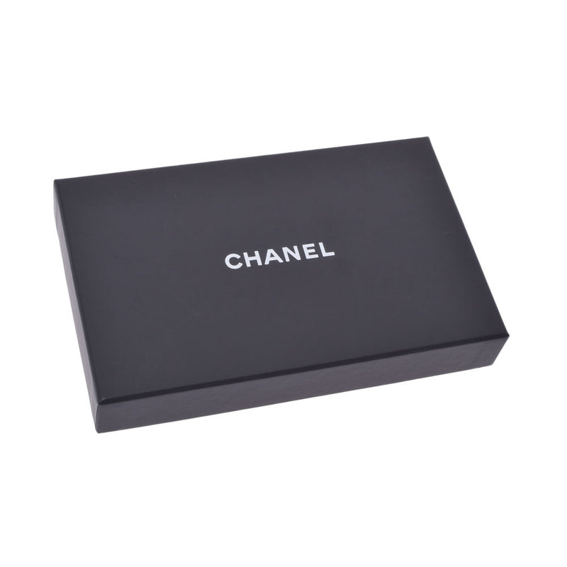 CHANEL Chanel Studs Coco Mark Black Gold Bracket Ladies Caviar Skin Pouch A Rank used Ginzo