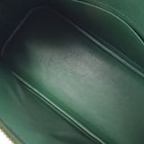 爱马仕爱马仕无聊31 2way袋绿色金支架□e雕刻（2001年左右）女士库什贝尔手提包
