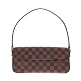 LOUIS VUITTON ルイヴィトン ダミエ レコレーター ブラウン N51299 レディース ダミエキャンバス レザー ハンドバッグ Aランク 中古 銀蔵
