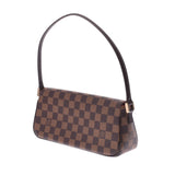 LOUIS VUITTON ルイヴィトン ダミエ レコレーター ブラウン N51299 レディース ダミエキャンバス レザー ハンドバッグ Aランク 中古 銀蔵