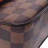 LOUIS VUITTON ルイヴィトン ダミエ レコレーター ブラウン N51299 レディース ダミエキャンバス レザー ハンドバッグ Aランク 中古 銀蔵