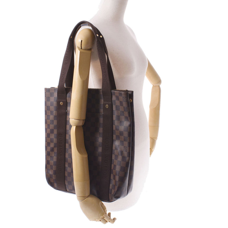 LOUIS VUITTON ルイヴィトン ダミエ カバボブール ブラウン N52006 ユニセックス ダミエキャンバス トートバッグ Bランク 中古 銀蔵