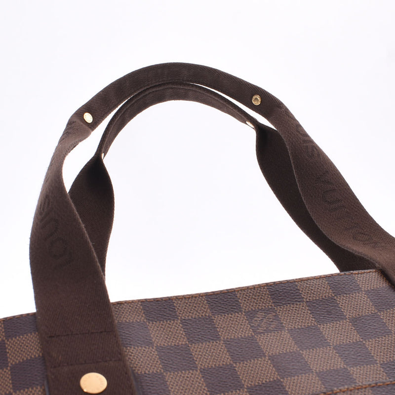 LOUIS VUITTON ルイヴィトン ダミエ カバボブール ブラウン N52006 ユニセックス ダミエキャンバス トートバッグ Bランク 中古 銀蔵