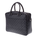 LOUIS VUITTON Louis Vuitton Damier Graphit Ikar 2way Black N23253 Men's Damier Graphit Canvas Business Bag B Rank used Ginzo