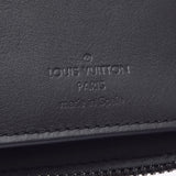 路易威顿路易·维顿（Louis Vuitton）路易威登（Louis Vuitton）会标阴影Zippy Wallet垂直黑色M62902男士皮革长钱包AB级使用Ginzo