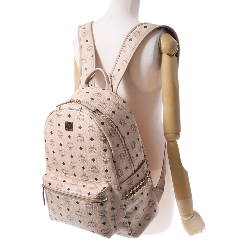 MCM MCM Eem Backpack Side Studs Venus Unisex Leather Backpack Daypack A Rank used Ginzo