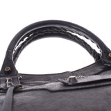 BALENCIAGA Balenciaga The City 2WAY Black 115748 Ladies Leather Handbag B Rank used Ginzo