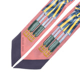 HERMES Hermes Twilly New Tag Jumping/JUMPING Pink Ladies Silk 100 % Scarf New Used Ginzo