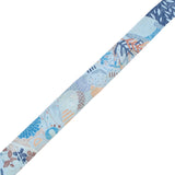 HERMES Hermes Twilly Old Tag Pattern Blue Ladies Silk 100 % Scarf A Rank used Ginzo