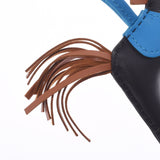 HERMES エルメス ロデオ PM 黒/ブルーザンジバル/ゴールド Y刻印(2020年頃) ユニセックス アニョーミロ チャーム 未使用 銀蔵