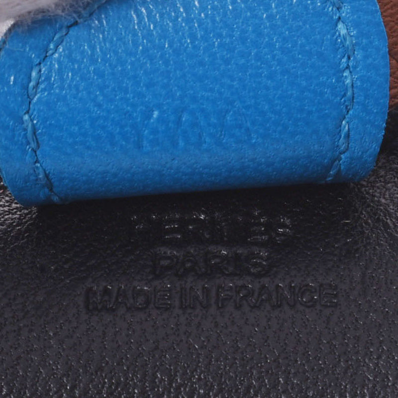 HERMES エルメス ロデオ PM 黒/ブルーザンジバル/ゴールド Y刻印(2020年頃) ユニセックス アニョーミロ チャーム 未使用 銀蔵