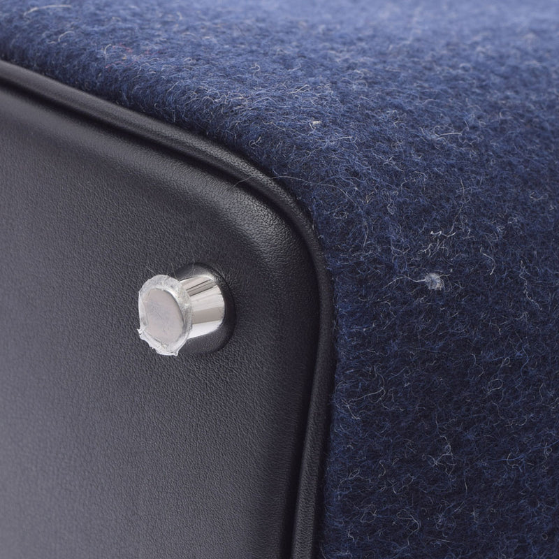 HERMES エルメス ピコタンロック PM  ブルーニュイ(ネイビー) ゴールド金具 Y刻印(2020年頃) レディース フェルト ハンドバッグ 新品 銀蔵