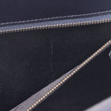 HERMES Hermes Hermes Kelly 32 2way navy/beige gold metal fittings ○ H -engraved (around 1978) Ladies towal/BOX Calf handbag B rank used Ginzo