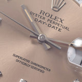 ROLEX ロレックス デイデイト 10Pダイヤ ベゼルダイヤ トリドール 18349ABIC メンズ YG/SS 腕時計 自動巻き コパー文字盤 Aランク 中古 銀蔵