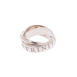 Cartier Cartier Trinity #50 1998 Christmas Limited No. 10 Ladies K18WG Ring / Ring A Rank Used Ginzo