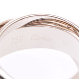 CARTIER カルティエ トリニティ #50 1998年 クリスマス限定 10号 レディース K18WG リング・指輪 Aランク 中古 銀蔵